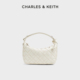 CHARLES&KEITH秋冬女包CK2 20151510编织可调节手提斜挎包饭盒包