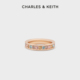 CHARLES&KEITH25秋季 32120429缤纷彩色水钻设计感戒指 新款 CK5