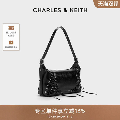 蝴蝶结绑带机车包CHARLESKEITH