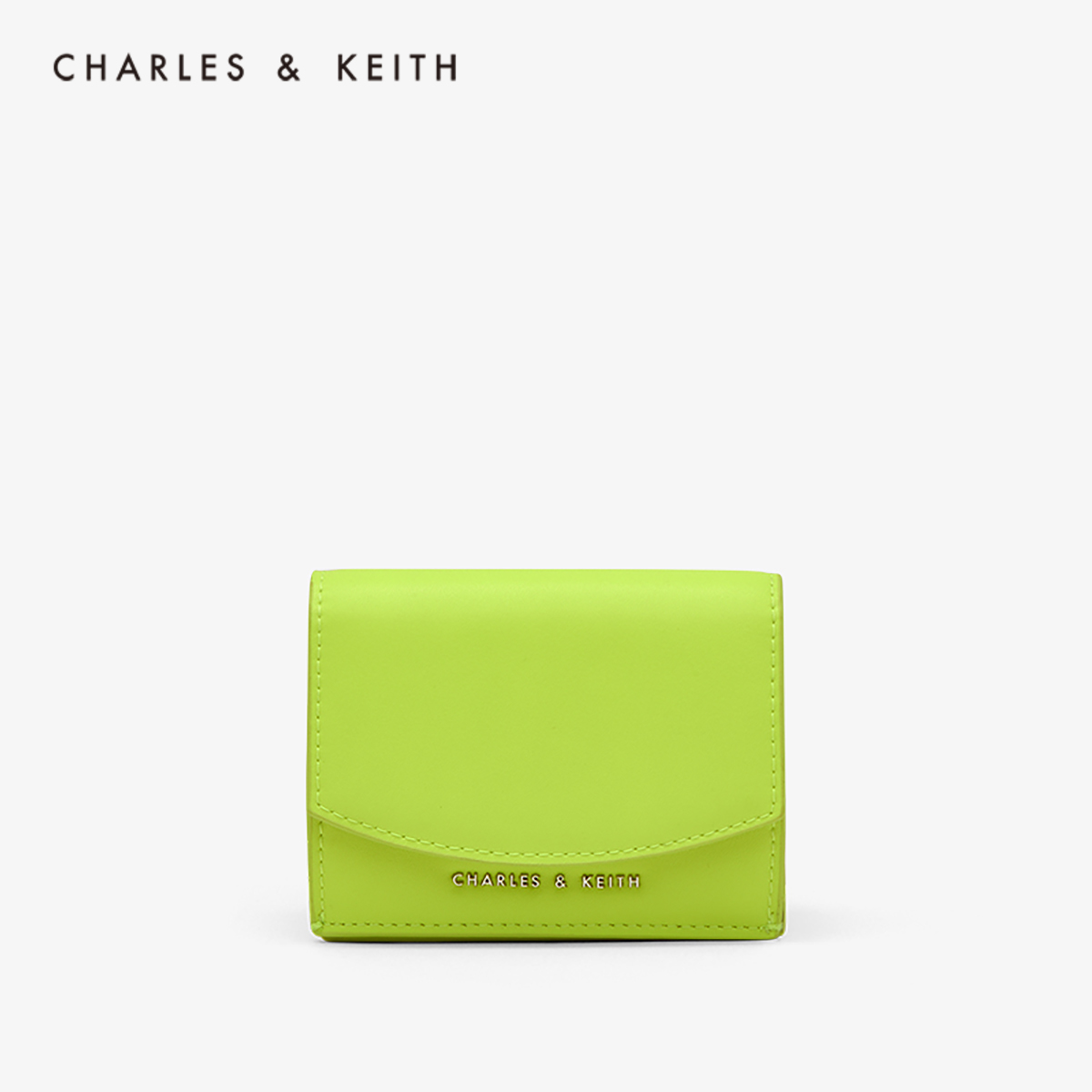 CHARLES&KEITH2020春新品CK6-10680831时尚撞色短款钱包单肩包女
