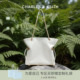 CHARLES&KEITH25新款 20782654大容量抽绳链条托特福袋包大号 CK2