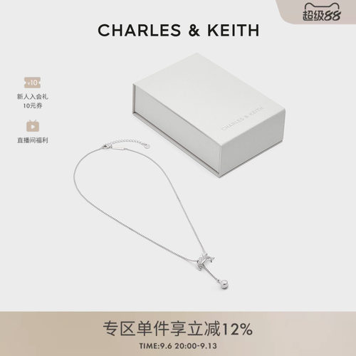 时尚项链 海豚吊坠 灵动闪钻