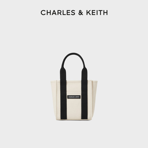 CHARLES&KEITH帆布托特包