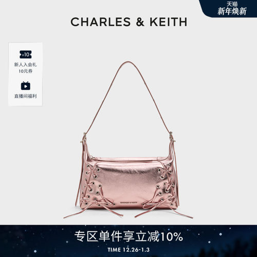 蝴蝶结绑带机车包CHARLESKEITH
