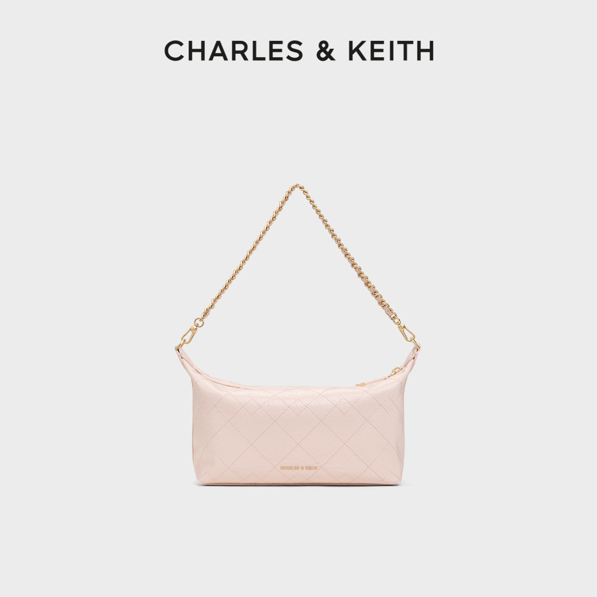 时尚菱格腋下包CHARLES&KEITH图片