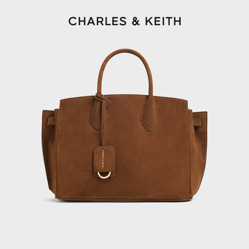CHARLES&KEITH大容量通勤托特包