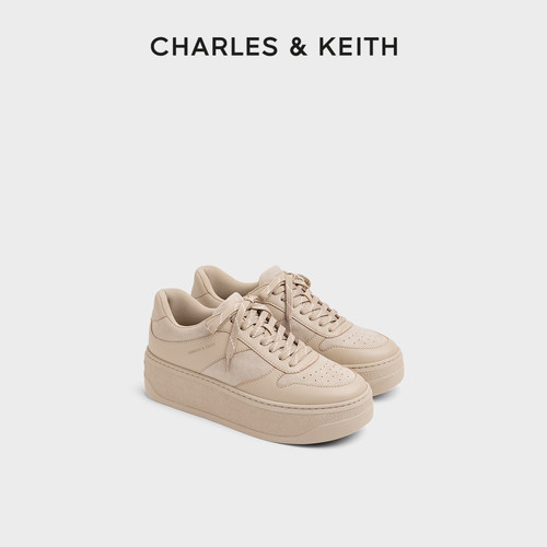 CHARLES&KEITH时尚厚底休闲板鞋
