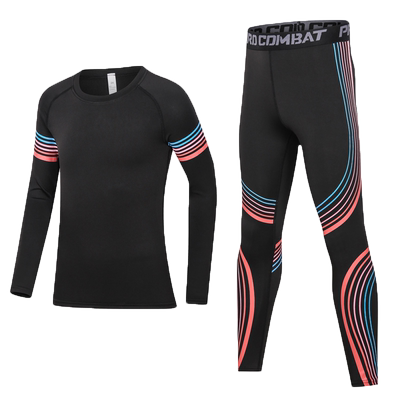 儿童训练服篮球跑步打底裤紧身衣