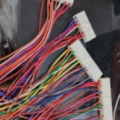 龙工保险盒线束接插头 带线 1套22孔14孔22p母头带线保险盒母插