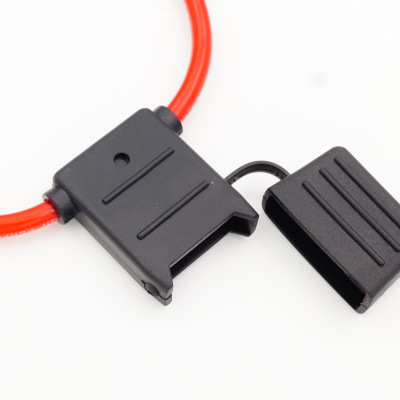 汽车超大号保险丝座防水保险盒取电IP56尼龙注塑插片58v挖机农用