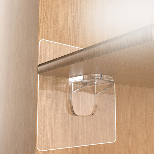 免打孔隔板托分层墙面上装饰架