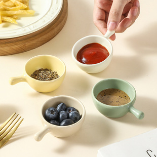 调味碟家用小碟创意陶瓷迷你日式沙拉蘸料酱料调料番茄酱油醋碟子