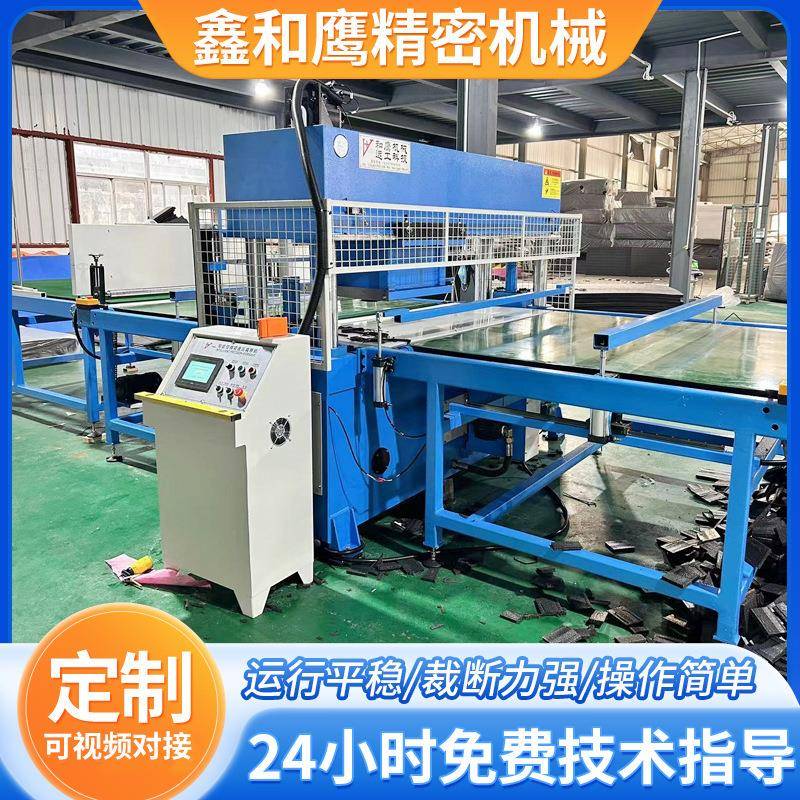 珍珠棉海绵鞋垫整板裁切机供应全自动卷片材皮带送料移动头裁断机