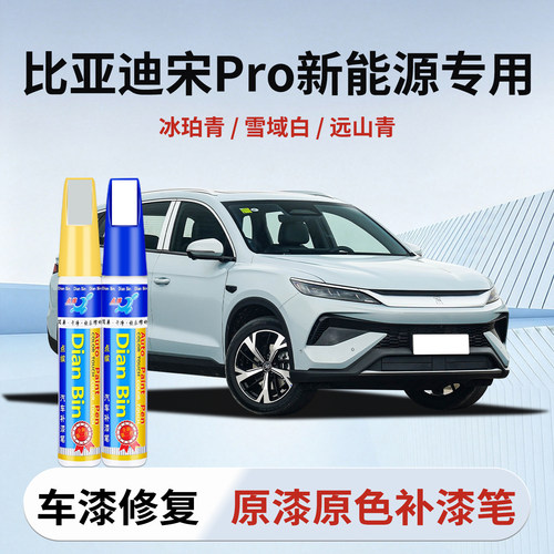 点缤比亚迪宋Pro新能源专用补漆