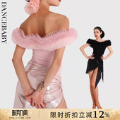 DANCEBABY专业拉丁舞国标舞蹈上衣女新款 舞服成人舞衣连体服YD462