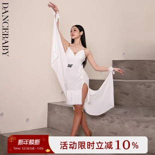 YES拉丁舞赛服新款 女成人练功服高级专业吊带露背仙气表演服520