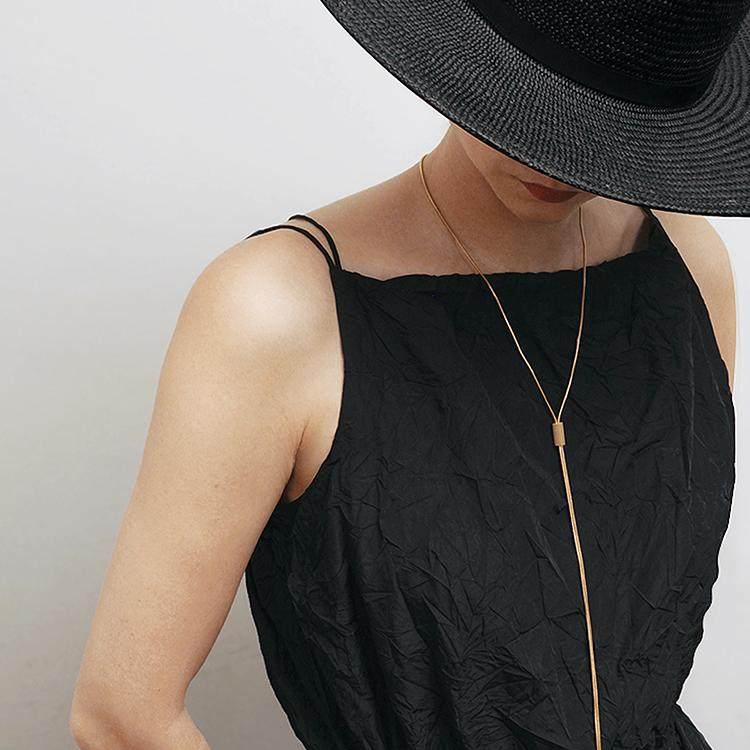 官方ALP JEWELRY封存系列施华洛水晶镶嵌Y字链长款项链高级感礼物