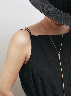 ALPJEWELRY施华洛水晶Y字蛇骨链