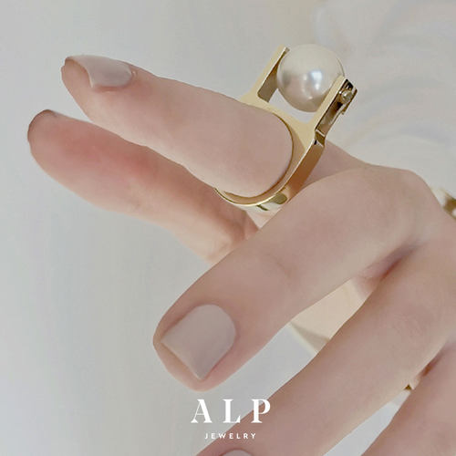 ALP真我系列巴洛克异型珍珠戒指