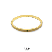 两用手镯 手环个性 官方ALP JEWELRY封存系列极简金色百搭双面AB版