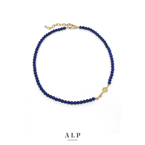 ALPJEWELRY7A级青金石锁骨链