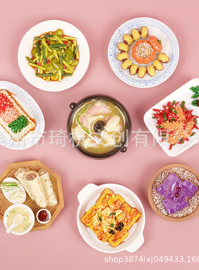 中式美食冰箱贴装饰品