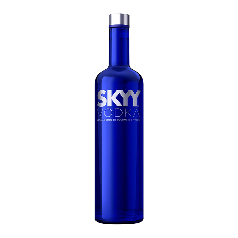进口洋酒 SKYY 蓝天伏特加 深蓝原味伏特加烈酒鸡尾酒基酒