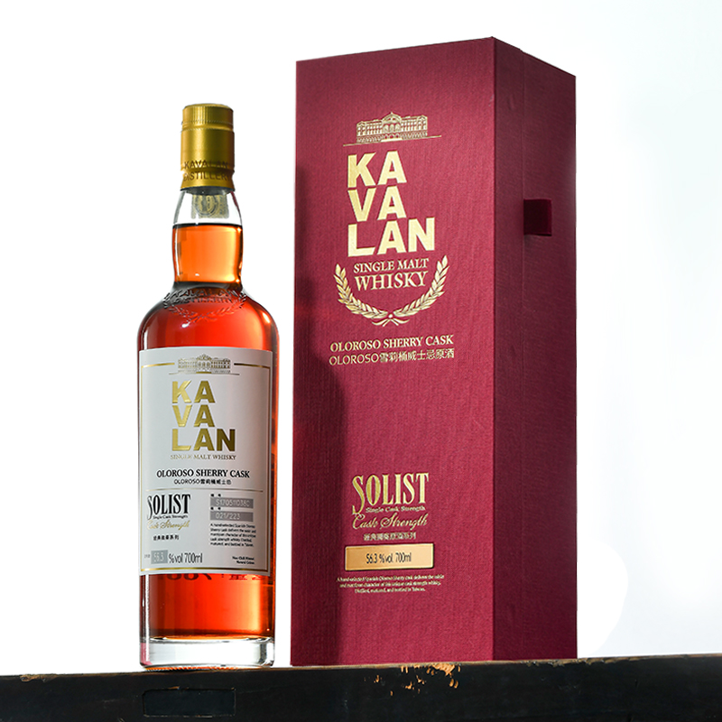 行货kavalan噶玛兰经典独奏雪莉桶原酒威士忌台湾进口洋酒烈酒