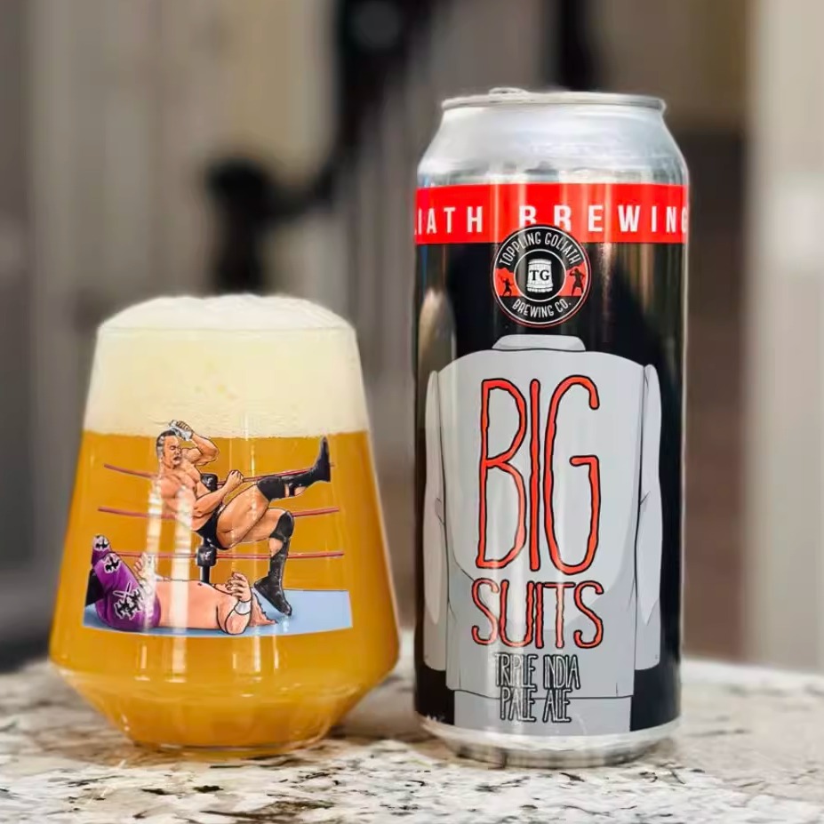 击倒巨人啤酒大礼服三倍IPA精酿浑浊美国原装进口 473ml*6罐