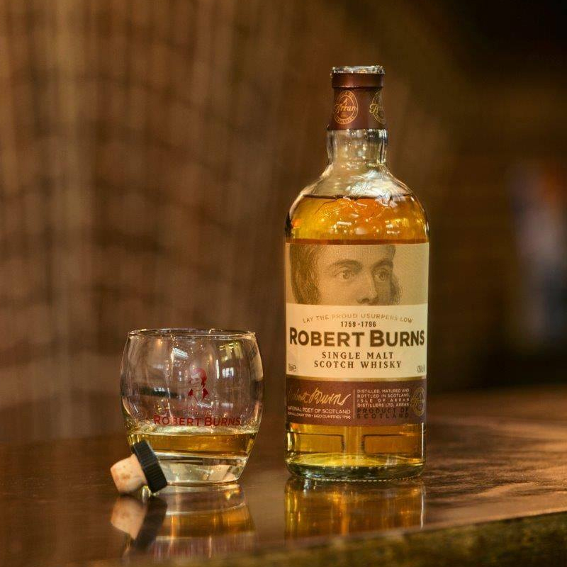 艾伦Arran 罗伯特彭斯ROBERT BURNS 苏格兰单一麦芽威士忌700ml