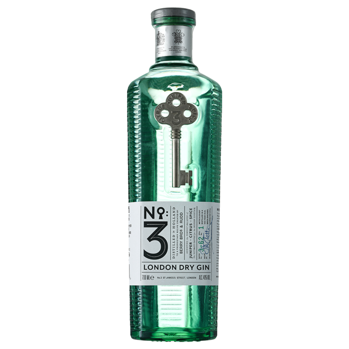 英国进口伦敦三号干金酒NO.3 LONDON DRY GIN经典杜松子酒鸡尾酒