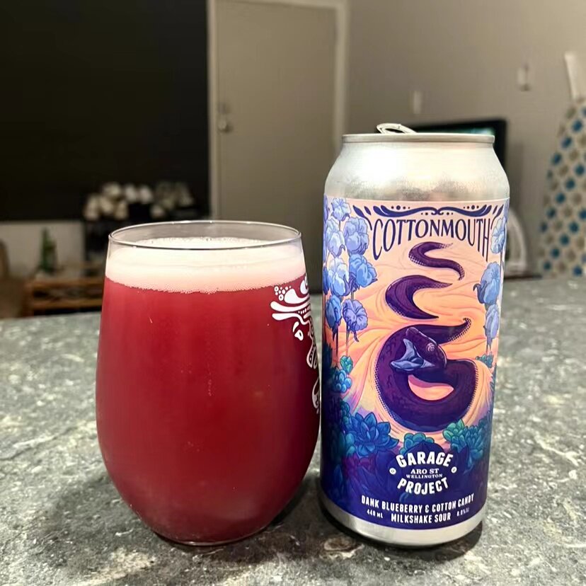 怒推！新西兰车库计划 蓝莓棉花糖 奶昔酸艾尔 8度 440ml*6罐