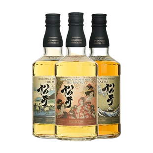 【带盒】松井日本进口洋酒 单一麦芽威士忌 樱花木桶水楢泥煤味