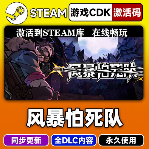 steam正版风暴怕死队激活码CDKEY入库风暴怕死队全DLC