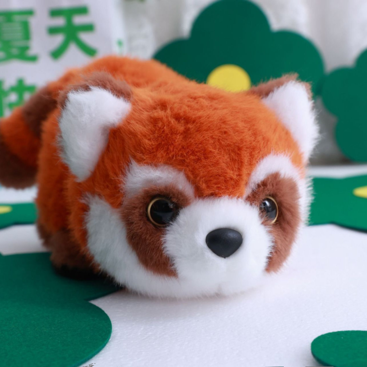 正版翻转变身熊猫王子可爱大熊猫玩偶睡觉抱枕毛绒玩具公仔