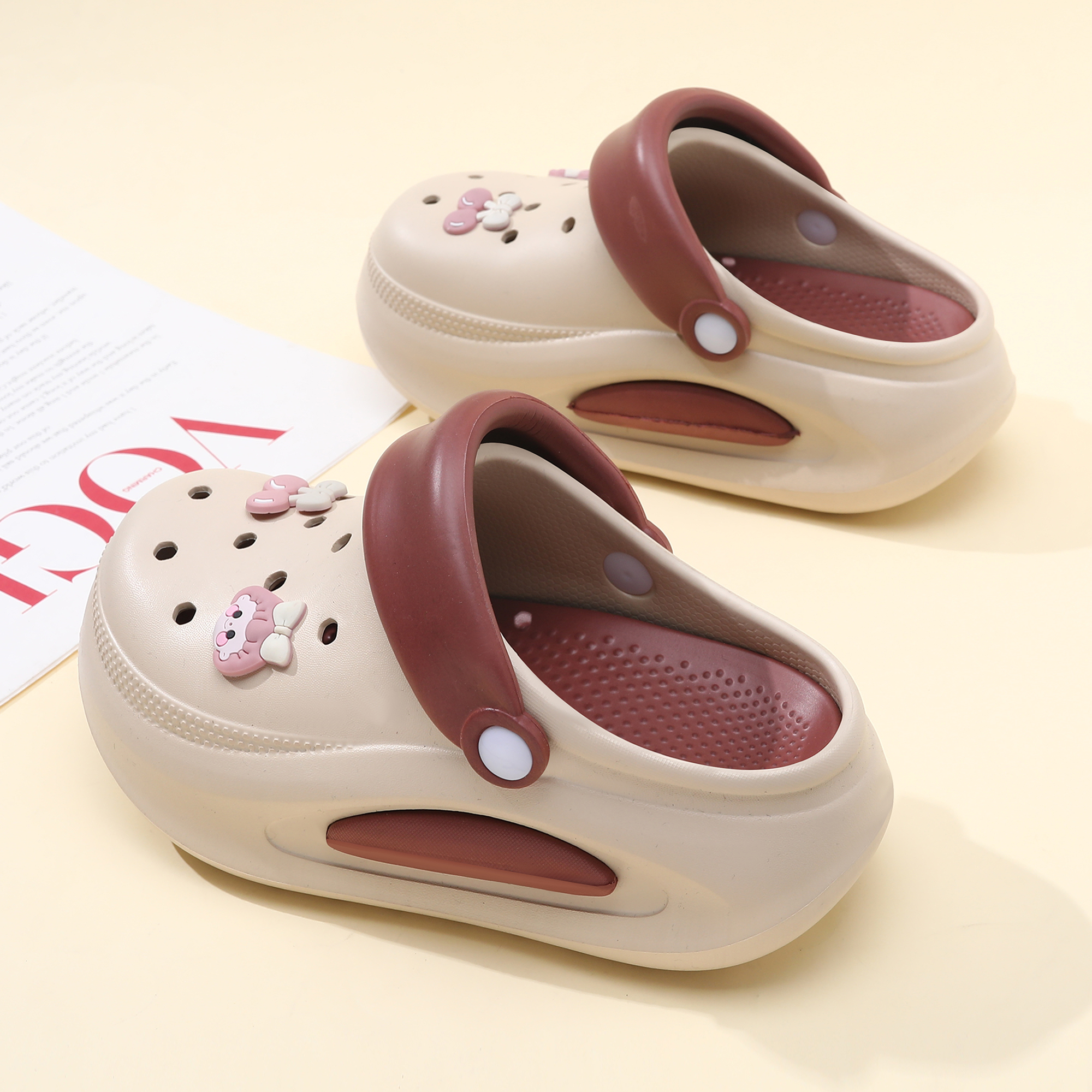 洞洞鞋女夏季爆款厚底增高凉拖