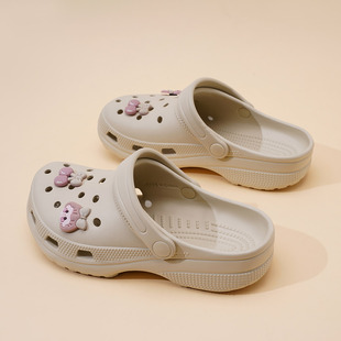 软底防滑手术室包头拖网红时尚 外穿新款 海边沙滩凉拖 女夏季 洞洞鞋