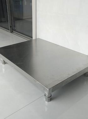 不锈钢垫高花架厨房汤桶开水防潮制冰机消毒柜保温桶单层架子定制