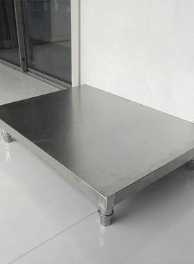 不锈钢垫高花架厨房汤桶开水防潮制冰机消毒柜保温桶单层架子定制