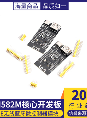 CH582M核心开发板 BLE无线蓝牙微控制器模块 低功耗蓝牙MCU 双USB
