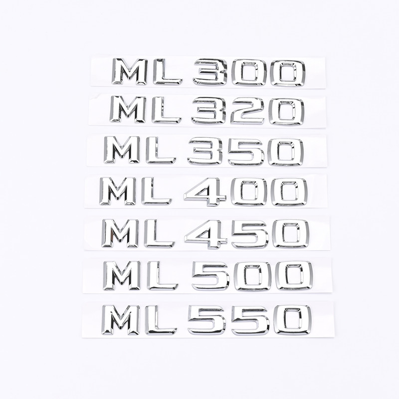 适用奔驰ML老款改装数字车标