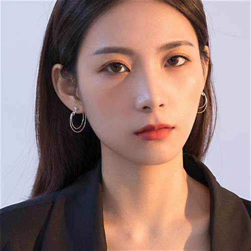 YYEU 925银复古双层个性耳圈小众设计麻花精致耳环耳扣女 925银复怎么样,好用不?