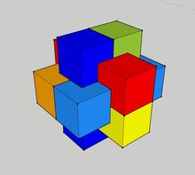鲁班锁 孔明锁 sketchup草图大师su模型+制作数据 中德友谊锁42号