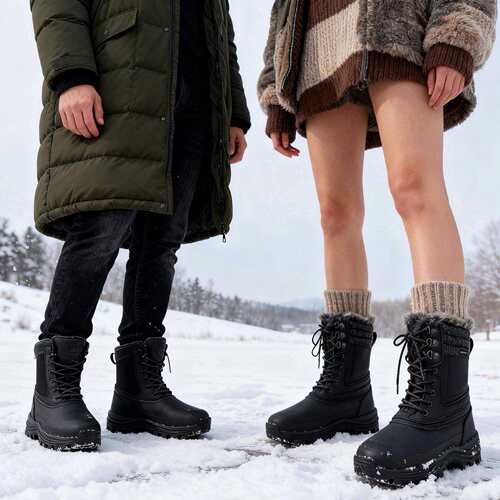 加拿大OB男女户外防滑防水雪地靴