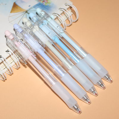 爱好可擦笔2910矫姿st按动中性笔