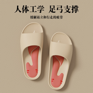 女夏外穿2025新款 拖鞋 家居室内浴室洗澡防滑有足弓不累脚按摩凉拖