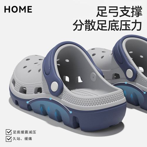 猫力洞洞鞋男款2026新款夏季防滑