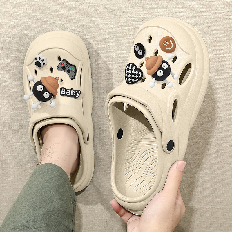 防滑防臭透气洞洞鞋男款2025新款