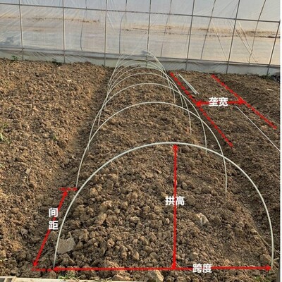 拱棚拱竿保温根棚骨架大小菜棚100花棚农用实心玻纤杆支架玻璃钢