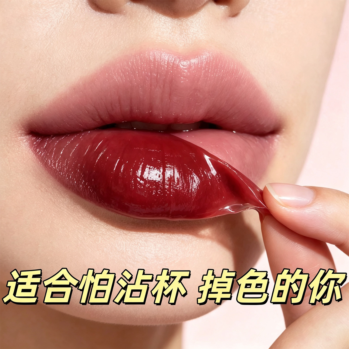 外网新潮流撕拉唇釉!不伤唇素颜显白持久不掉色免补哑光雾面口红